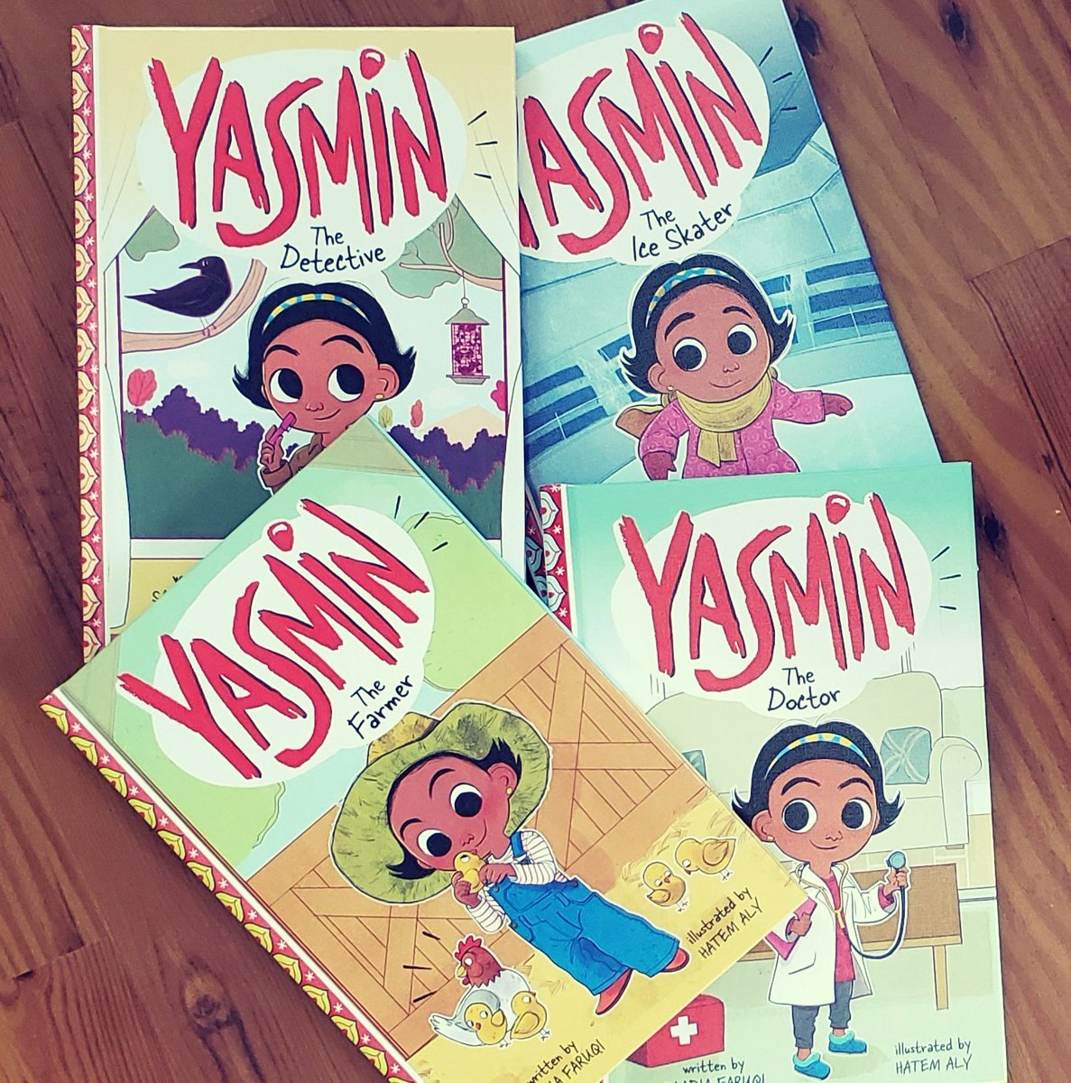 A reminder that the newest Yasmin books are out now, putting this series at a jaw-dropping 20 books! I can't believe my story about a little girl like my daughter would go so far and reach so many people 💜 💜