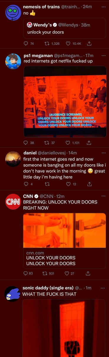 Dustinkcouch's tweet image. screenshot time baby