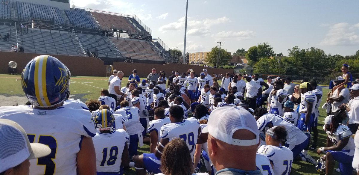 LUTailgating's tweet photo. SAINTS WIN IN DOUBLE OT 40-37
2-1!!!!
These young men showed grit, toughness &amp; character! https://t.co/NG0MGPOOtG