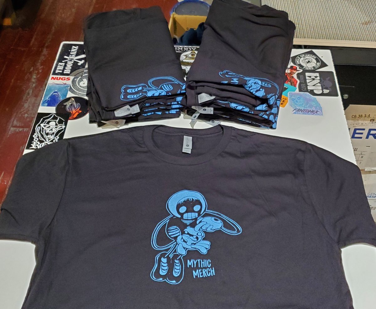 Printed up a small run of promo shirts.