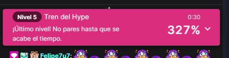 Acabamos de empezar el extensible y ya hay tren del hype nivel 5 GOOOOOOOO :D  Vengan :D  https://t.co/eydWBJjI6e<a href="/tag/twitchrecap"class="tags"><span>#twitchrecap</span></a>