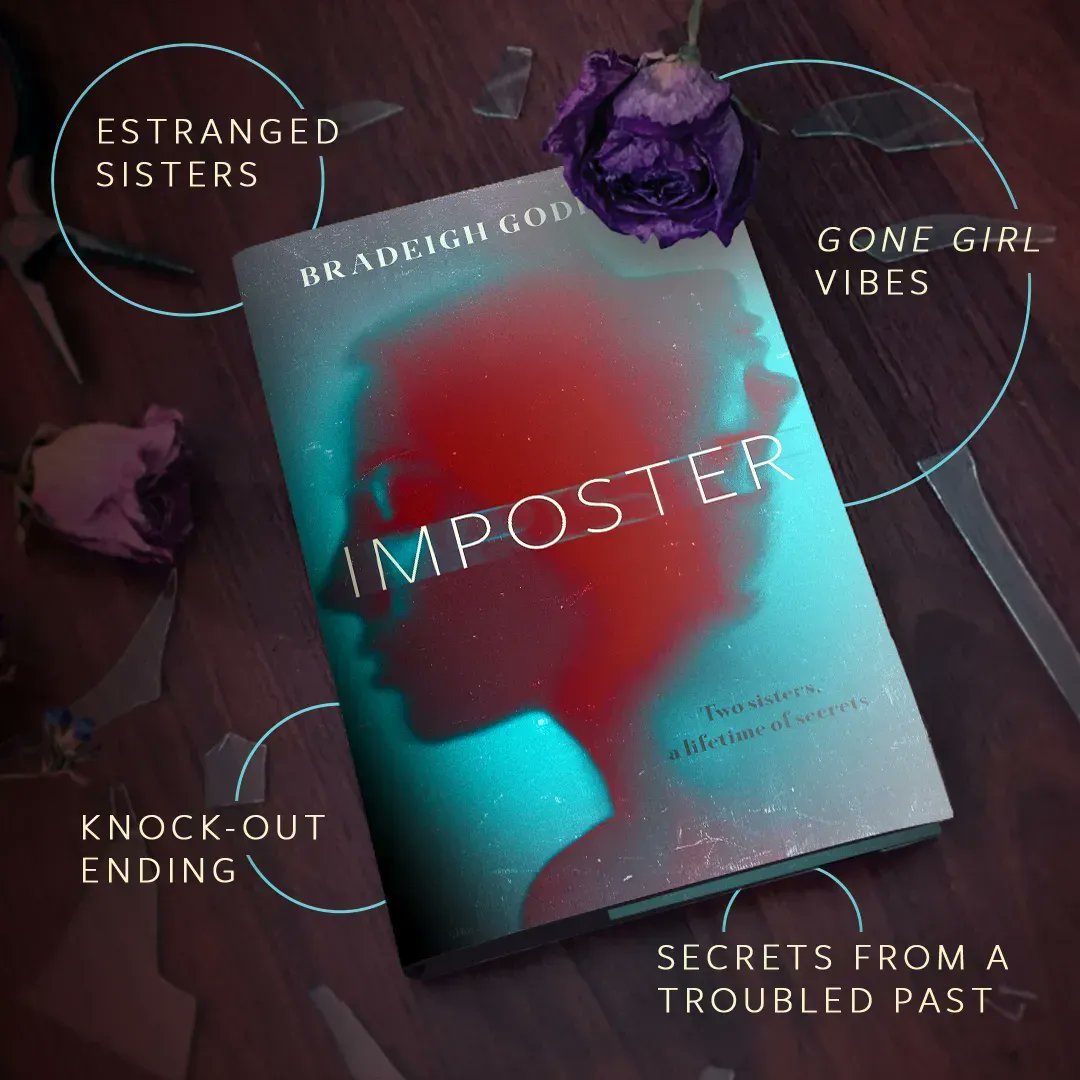 It’s been 4 days since IMPOSTER by @bradeighgodfrey entered the brainwaves of #psychologicalthriller readers (and @thegillianflynn fans alike)… here are 4 things that make this mind-melter a #mustread! 📗 Learn more about #IMPOSTERBook: buff.ly/3KD2Qae