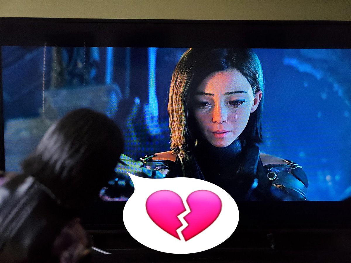 alexiogrenier's tweet photo. Alita is heartbroken. 💔
#heartbroken #Hugo #ripHugo #AlitaArmy #alitabattelangel #Alita #Movie #AlitaArmy https://t.co/iPApwNSDEr