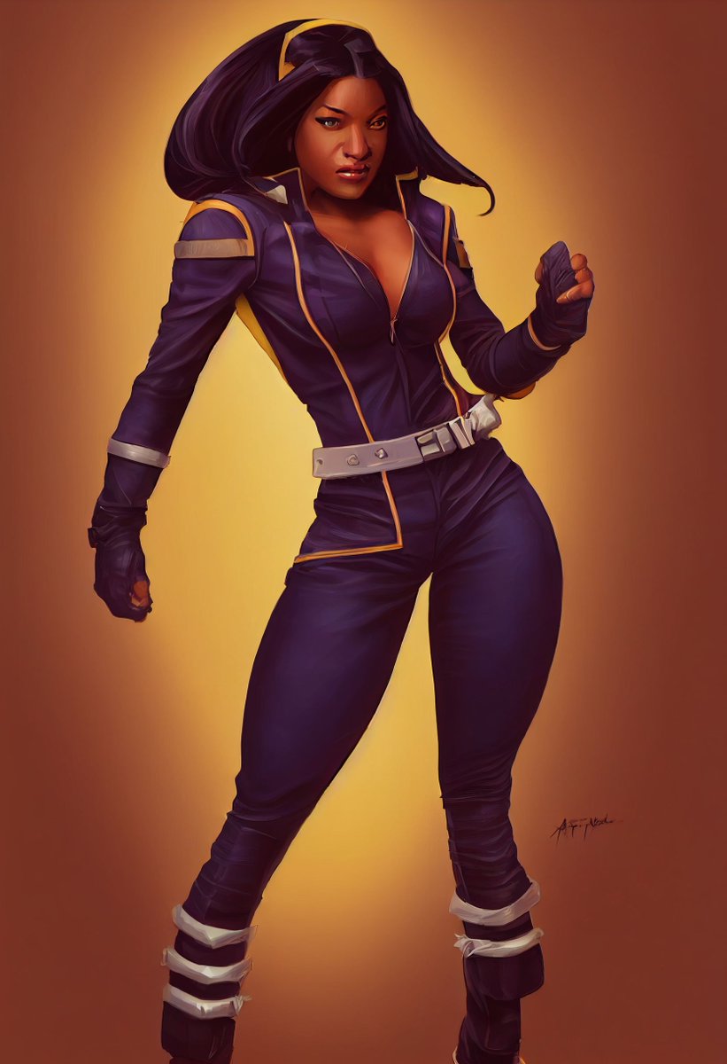 CaliberSlade's tweet photo. I think Keke Palmer would be an interesting Rogue choice.  I tried to use AI to give her a portrait but all it did was give me an interesting version of her X Men costume #kekepalmer #Rogue #xmen https://t.co/o21Xznf7Uy