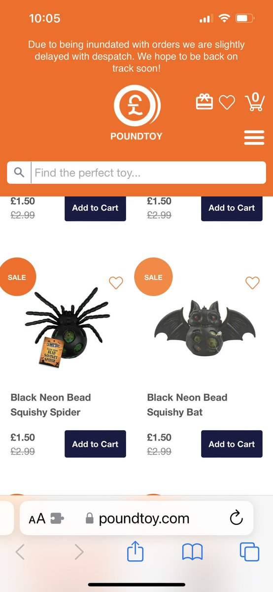 SuziDouglas4's tweet photo. @PoundToy You keep deleting my Facebook post so I’ll add here instead. Exact same items just slightly more than half the price at Home Bargains yet you are advertising them as a half price deal. 😡 https://t.co/c18xVI1H3W