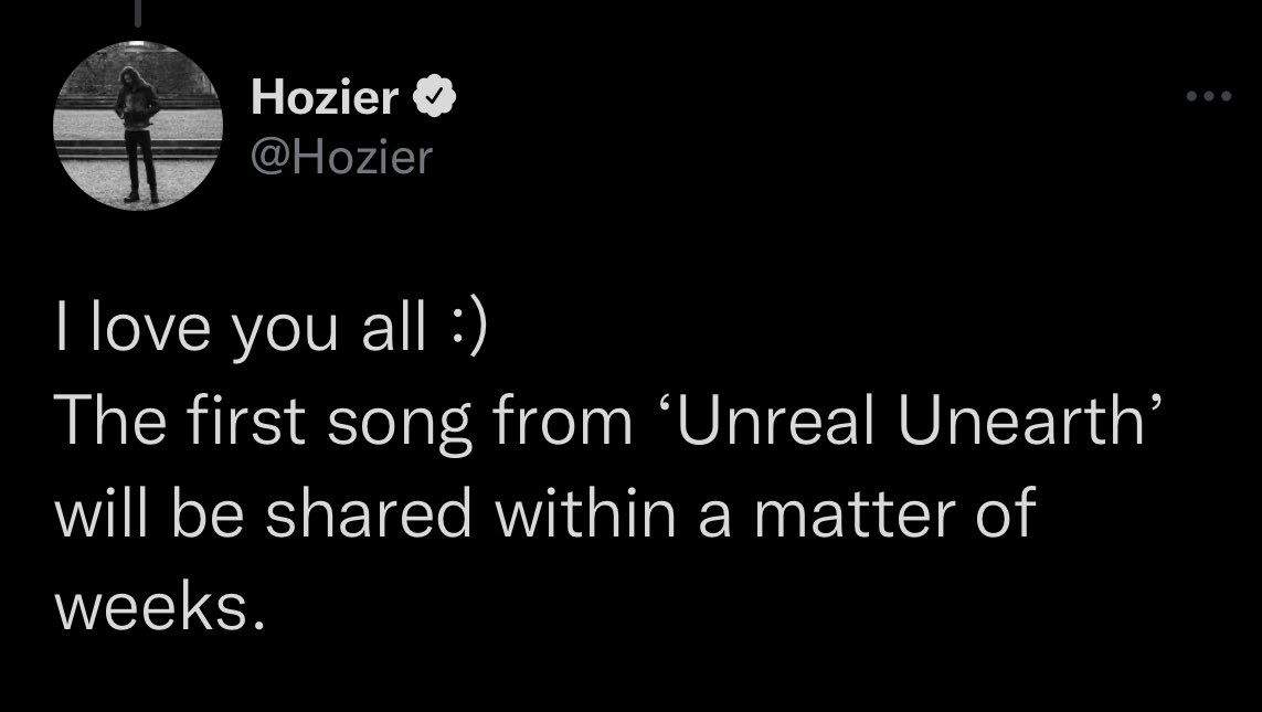 Hozier Updates 🍂 on Twitter "🤔l I do have to say that in Hozier time
