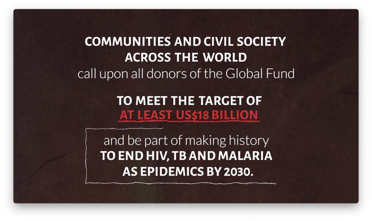 We R reaching #LastMile 4 <a href="/GlobalFund/">The Global Fund</a> 7th Replenishment &amp; we #FightForWhatCounts 2 #MeetTheTarget. Communities &amp; CS call on heads of states &amp; public foundations &amp; sector 2 put ur 💰 where ur mouth is with 8 yrs 2 2️⃣0️⃣3️⃣0️⃣. 

🎬fb.watch/fBQlmzMTGv/

#PowerOfMore #BetterTogether