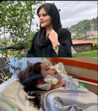 Artemiross18's tweet photo. To Bella Hadid, who is unhappy because her mother didnt let her to grow up with her Islamic culture baby, agirl was killed because a police officer didnt like her appearance, because she didnt wear enogh HIJAB.
#Mahsa_Amini
#مهسا_امینی https://t.co/K7Yh3FS39V