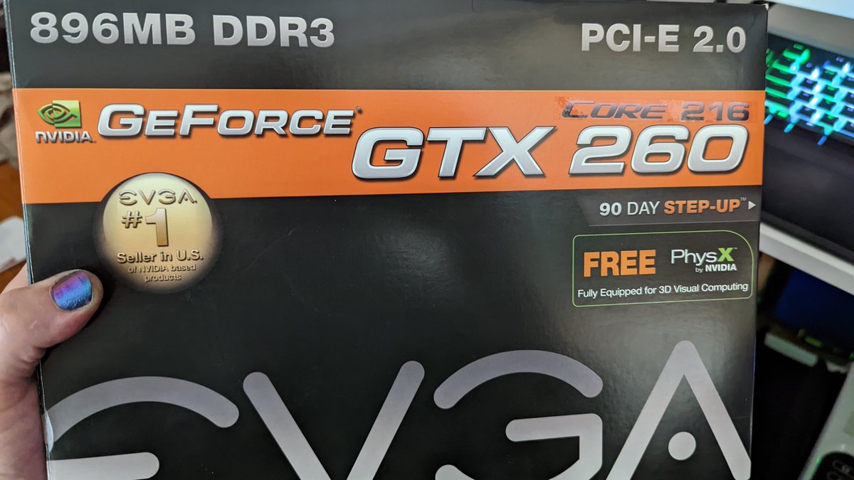 ChevyGuy454's tweet image. Guess I should keep this as a Collector&apos;s Item now #EVGA