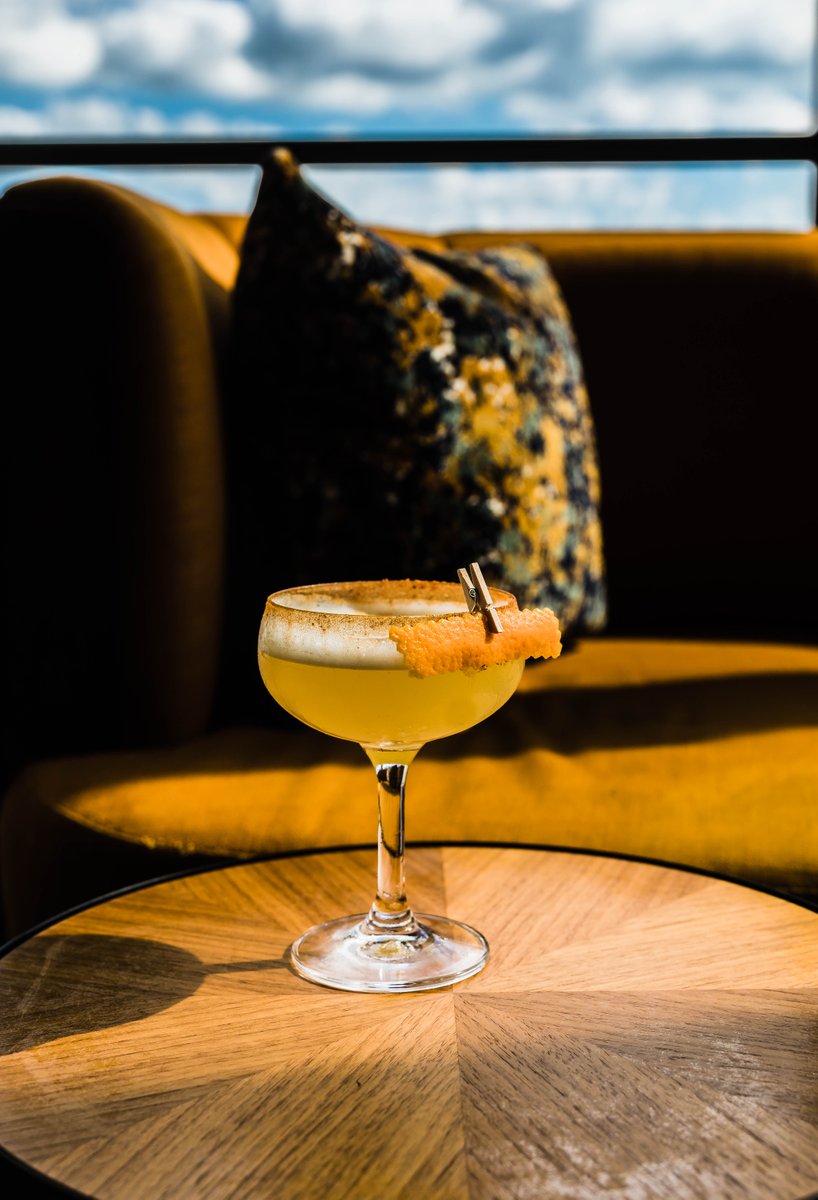 HighlandsDet's tweet photo. Make a pit stop for one of Tony's Original Cocktails like the Cable Car. A delightful rum cocktail that made @MdrnMixologist a bartending star and became a classic that every bartender knows. #DetroitAutoShow2022 #DetroitAutoShow #gmrencen #highlandsdetroit https://t.co/lX59sZsh2M