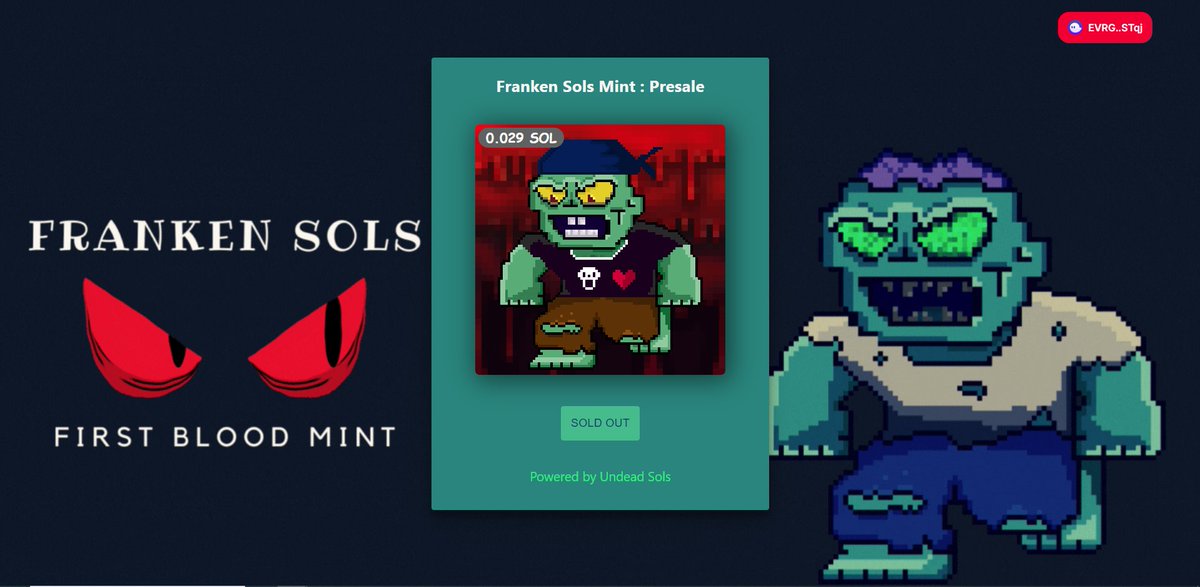 FrankenSols's tweet image. WE ARE SOLD OUT!!!!!!