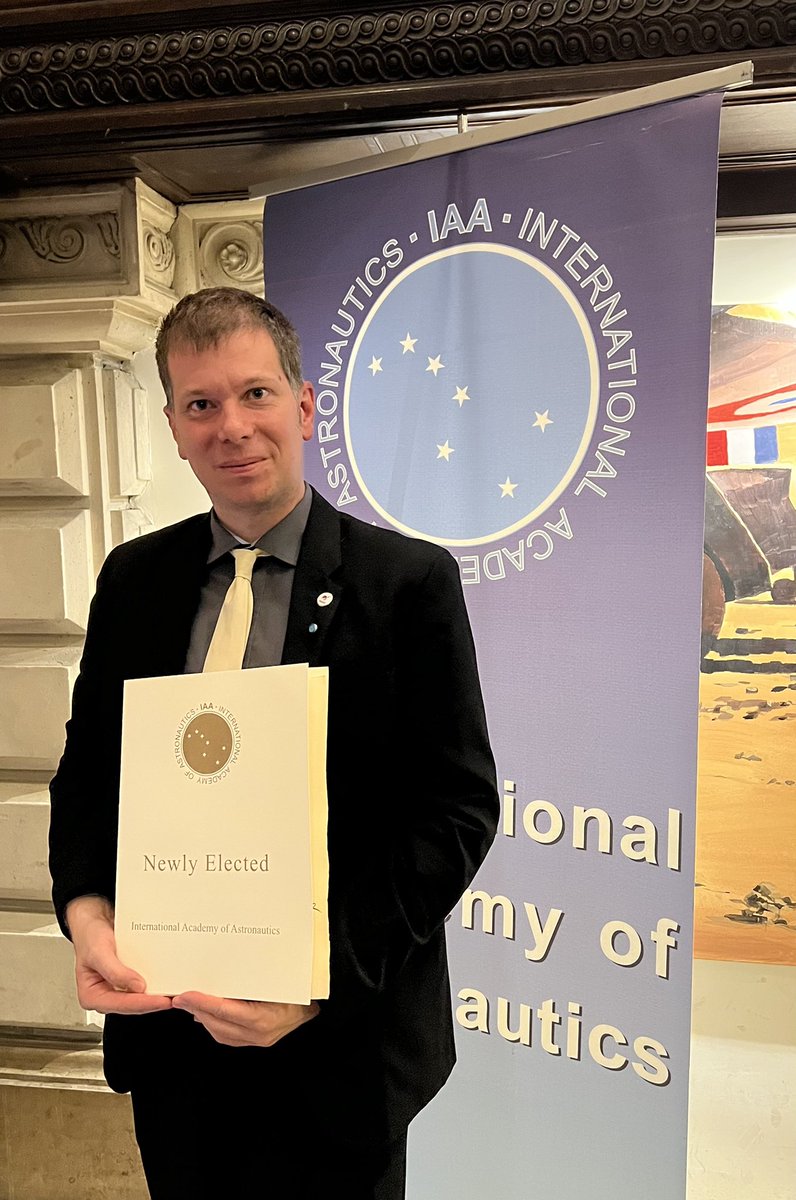 lbacsardi's tweet photo. Honored to be a full member of the International Academy of Astronautics. https://t.co/e21bdw8raR