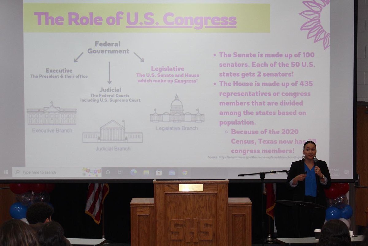 SharyHistClub's tweet photo. Happy Constitution Day! 🇺🇸

We want to thank our local community members who joined us for our Constitution Day Speakers Series.

Our students learned about the role of Congress, the Judicial Branch, &amp; service to our community through volunteerism or by joining the armed forces! https://t.co/2Biosaw9bL