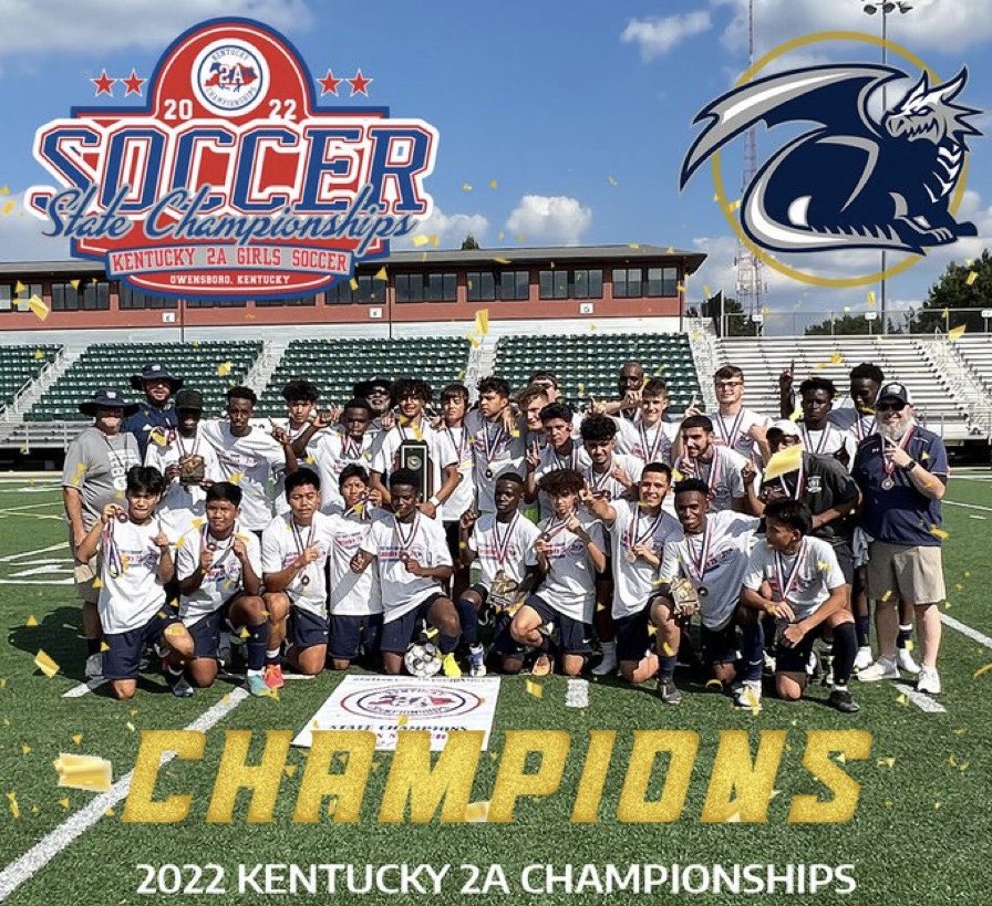 Congrats to the boys, Coach Daniels, and Coach Ray of ⁦<a href="/WCDragon_Soccer/">Warren Central HS Soccer</a>⁩ for winning the ⁦<a href="/Kentucky_2A/">Kentucky 2A Championships</a>⁩ Boys Soccer Championship!!! Great accomplishment for a great group. Celebrate their arrival at 4:30p today when bus arrives. Recognizing them Thursday at 9:30a too.