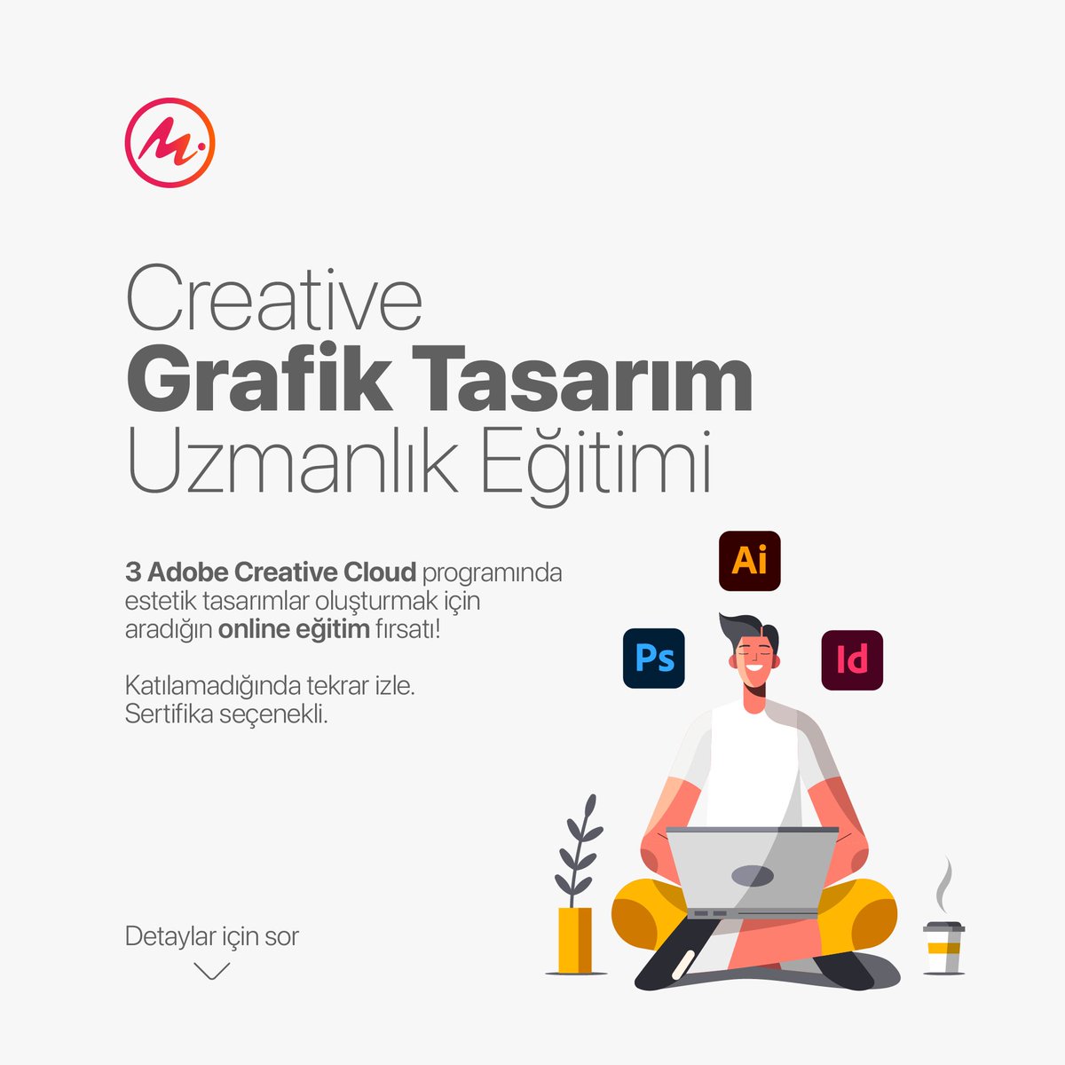 MisyonAkademi's tweet photo. Grafik Tasarım Uzmanlık Eğitimi 

İlk ders 3 Ekim 2022’de
Sıfırdan uzmanlığa online eğitimde anında soru sor, kaçırdığın dersleri tekrar izle.

Öğrenme garantili.
Sertifika seçenekli.

#misyonakademi #grafiktasarımeğitimi #grafiktasarım #indesign #photoshop #illustrator https://t.co/dQCoxqxXxg