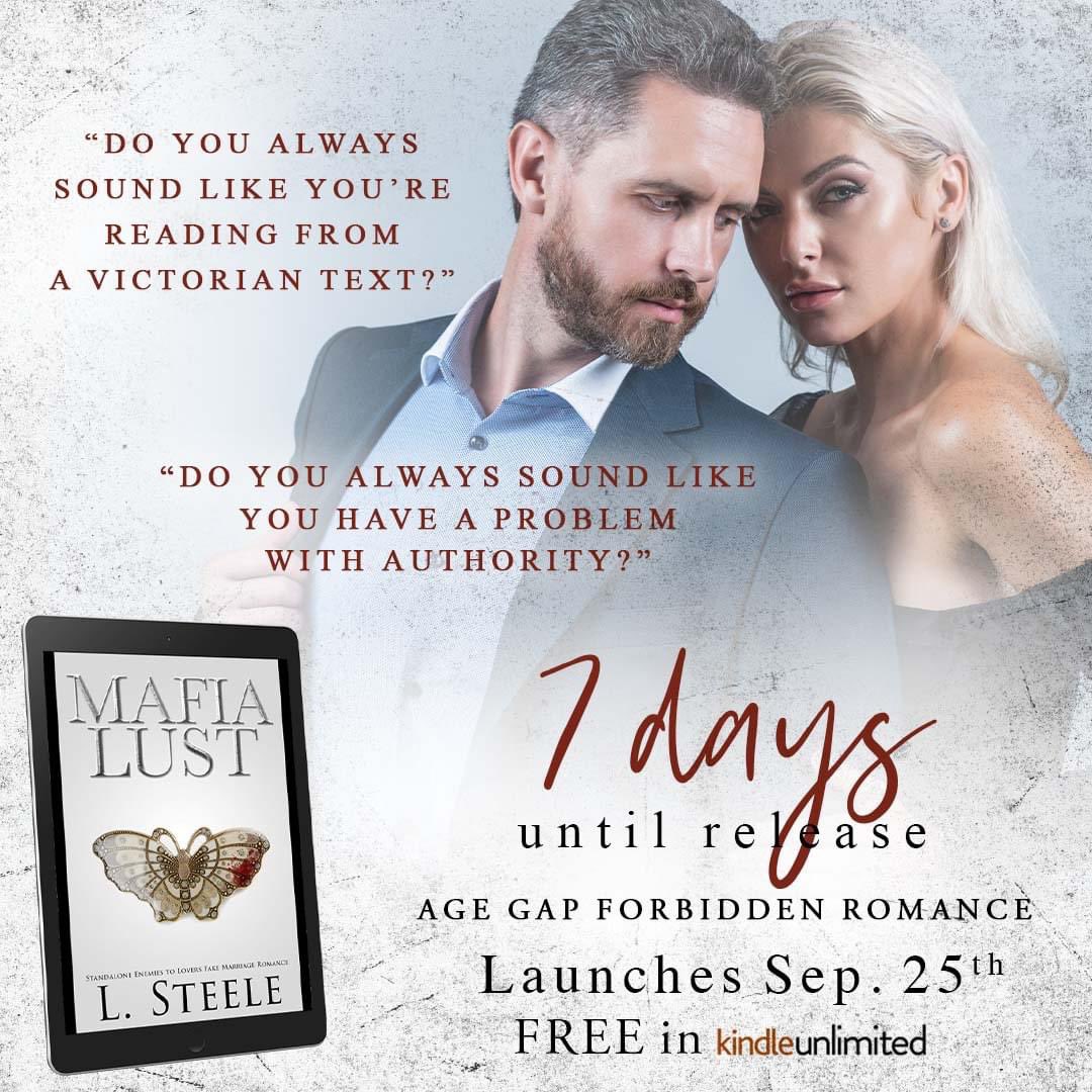 Author_L_Steele's tweet photo. 7 days to the most forbidden novel I have written
Age Gap
Boss - Employee
Forbidden Romance
She’s in love w. her boyfriend’s father
Read in KU => https://t.co/2AFO2fB4Kk
Goodreads => https://t.co/a9ItL4kQHk
blog tour => https://t.co/NM4jpCqWUZ
#lsteele #BookTwitter #booktwt https://t.co/gz84K3hf16