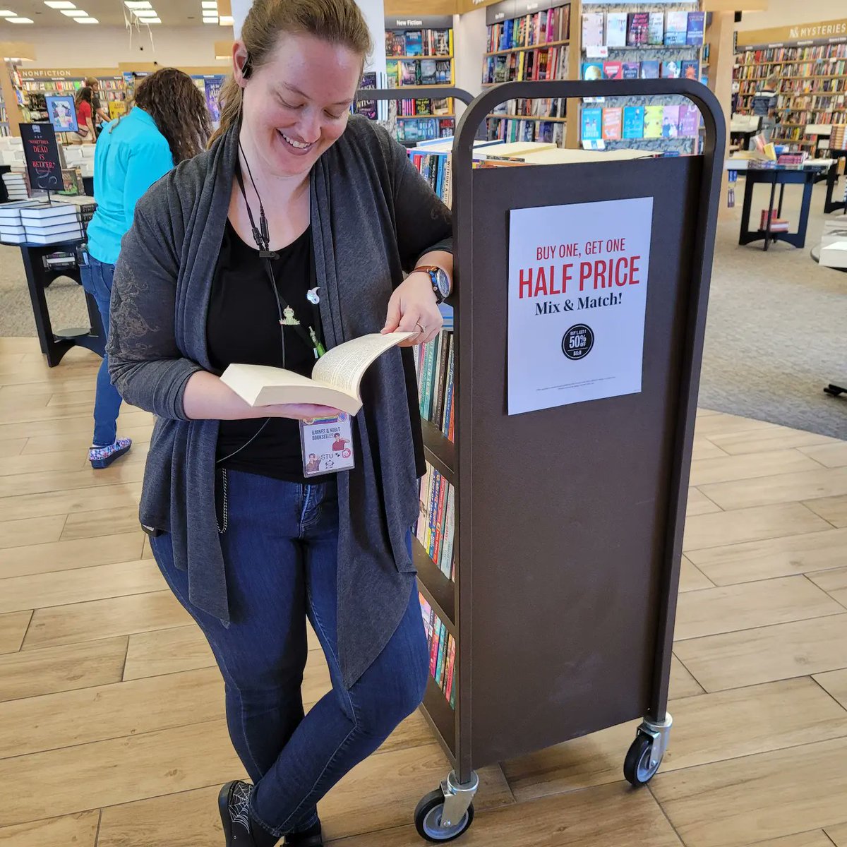 Stu is so excited we have great summer romance books on sale.  Select romance is Buy 1 Get the  2nd 50% off, only at the BN Arrowhead location! We must make room for holiday and new releases.  Please help us find a home for these books! #rehomingbooks #BNARROWHEAD
