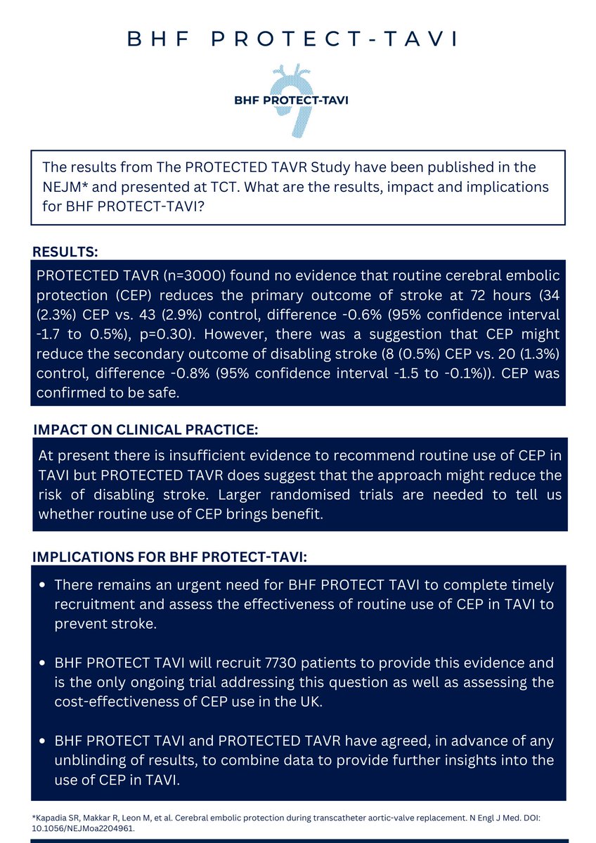 BHF PROTECT-TAVI tweet media