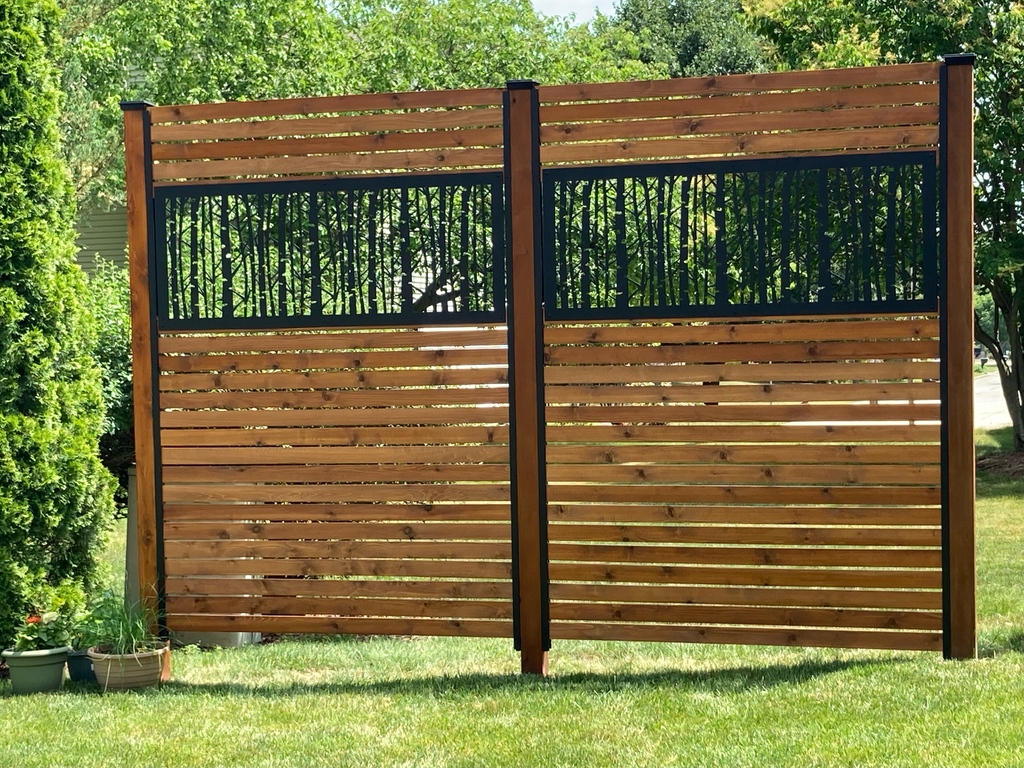 WallTheory's tweet image. Let your imagination run wild, with our U-Channel Privacy Brackets. Build horizontal fencing and privacy screens, using nearly any style of board. 

Learn more and buy your set online: walltheory.ca/collections/pr…