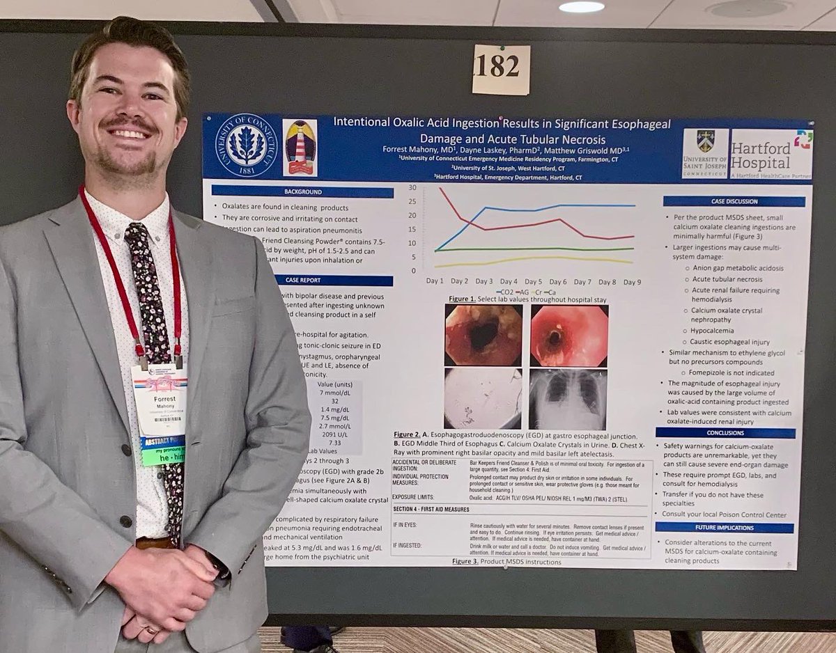 Toxicology fellowship-bound PGY-3 residents Yimika Oyekanmi  and Forrest Mahony <a href="/bosque4/">ItsCool</a> present at the AACT nat assembly n San Fran. Seen with HH Tox Director Matt Griswold <a href="/fo_grizzle/">Lars Adams</a> and faculty member Dane Laskey &amp; #UConn alums Ryan Cole and Alex Lazar