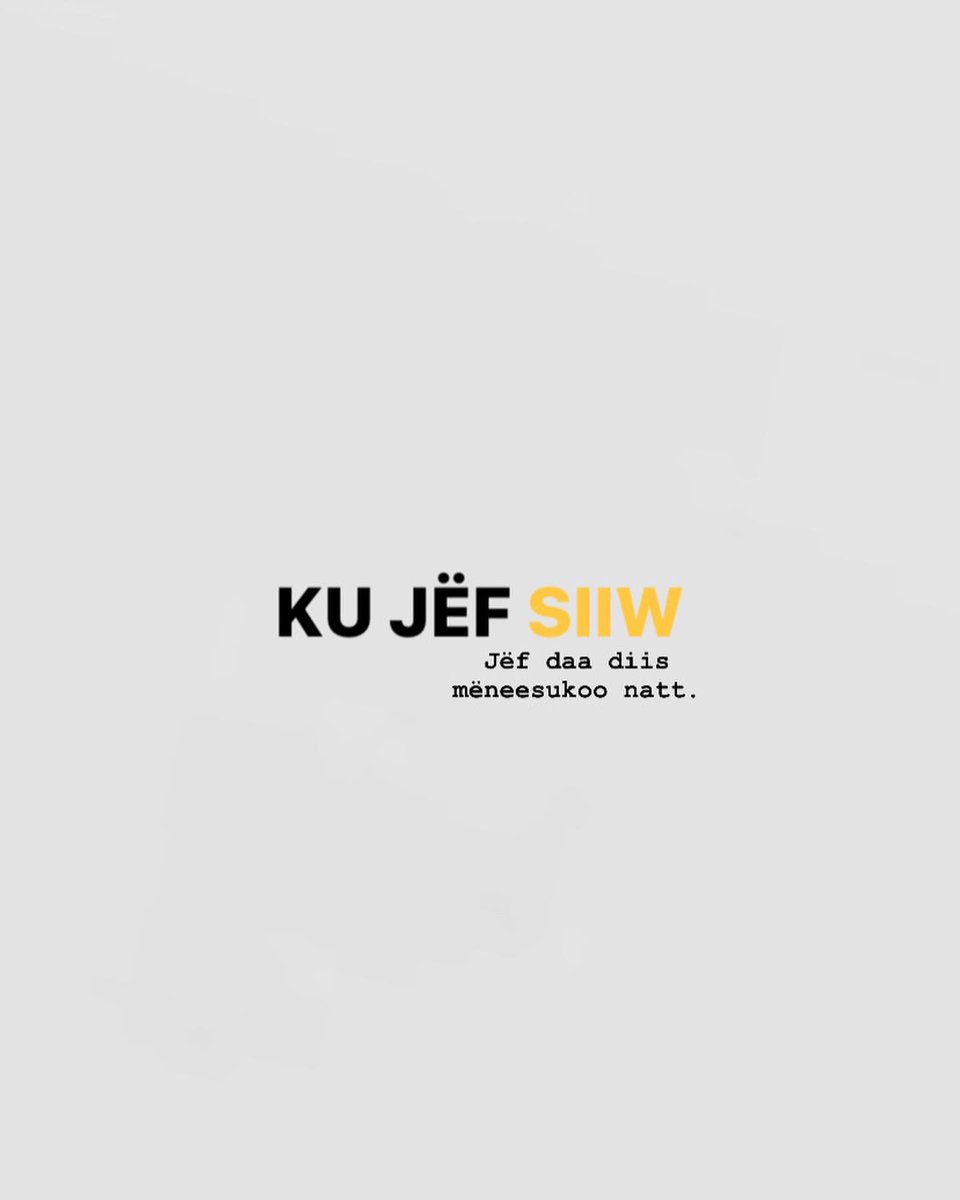 xelkoom's tweet photo. Ku jëf ba raw la mënoo wax ba dab ko. Yenn naa Sax noppi da fay wuutu jëf. Ku ni tekk tekk wan la yoon. Noppi day tontu. Noppi mooy dee ci wax wu dul jariñ.

#waxtu #confessions #wolofal #wolof #true #loyalty #wolofndiaye #meditation #brain #mentalhealth #sreethukrishnan #death https://t.co/sIkllAkYB2