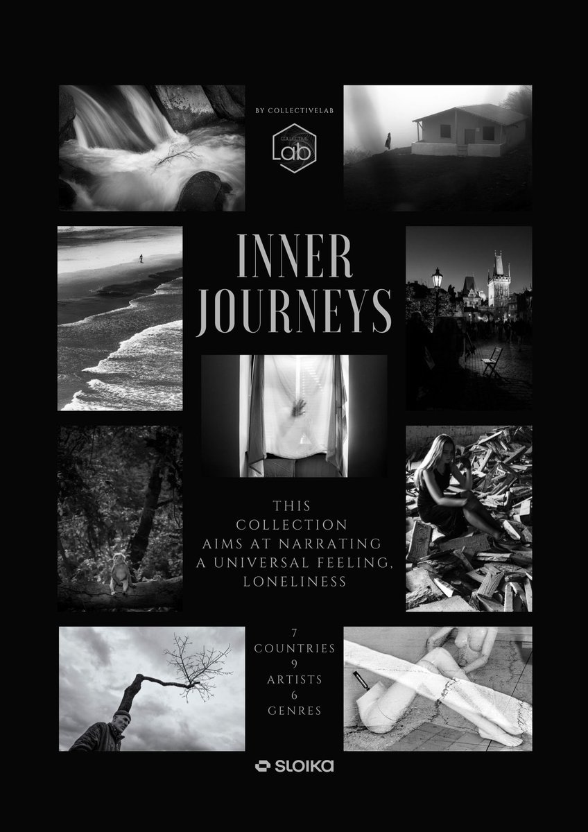 We are Collective Lab.  ❤️🖤🤍📷
We released the first art + music bundle on <a href="/sloikaxyz/">Sloika.xyz</a> 
There are 8 of 9 images looking for homes.
.2 $ETH
1/1
NO Gacha! Pick the one you want!
RT/QT appreciated!