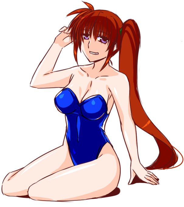 またお着換えなのはさん。
なんていう水着なのかなこれ 