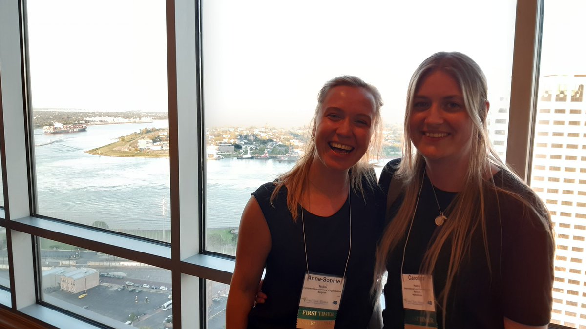 Eurosite's tweet photo. Carolina Halevy of Eurosite and Anne-Sophie Mulier of @EULandownersOrg representing European #privatelandconservation at the @LTAlliance 2022 Rally in New Orleans. As you can see, they're having a great time! And yes, that's the Mississippi in the back 🐊

#Rally4Land https://t.co/3XLvukv6ot