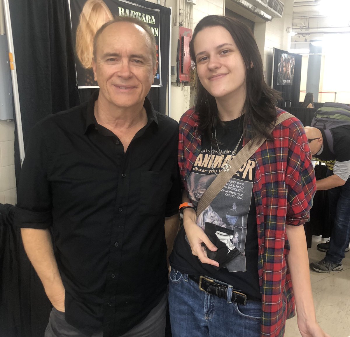butchdata's tweet image. I have had the greatest pleasure of meeting my favorite actor @jeffreycombs and I won’t lie I was embarrassed to not have said anything as I was getting my autograph because I was starstruck So please Jeffrey Combs, know that meeting you made me feel nothing but absolute euphoria