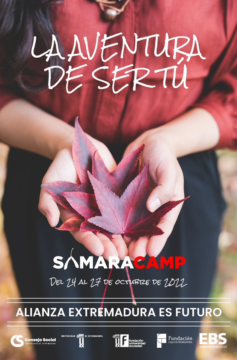 Llega de la mano de <a href="/fundacioncajaex/">Fundación Caja Extremadura</a> el campamento universitario para jóvenes de <a href="/infouex/">UEx</a> con ideas que quieren mejorar sus capacidades: formación en habilidades emprendedoras. Campus universitarios de la UEX, del 24 al 27 de octubre. Talleres, conferencias, dinámicas...