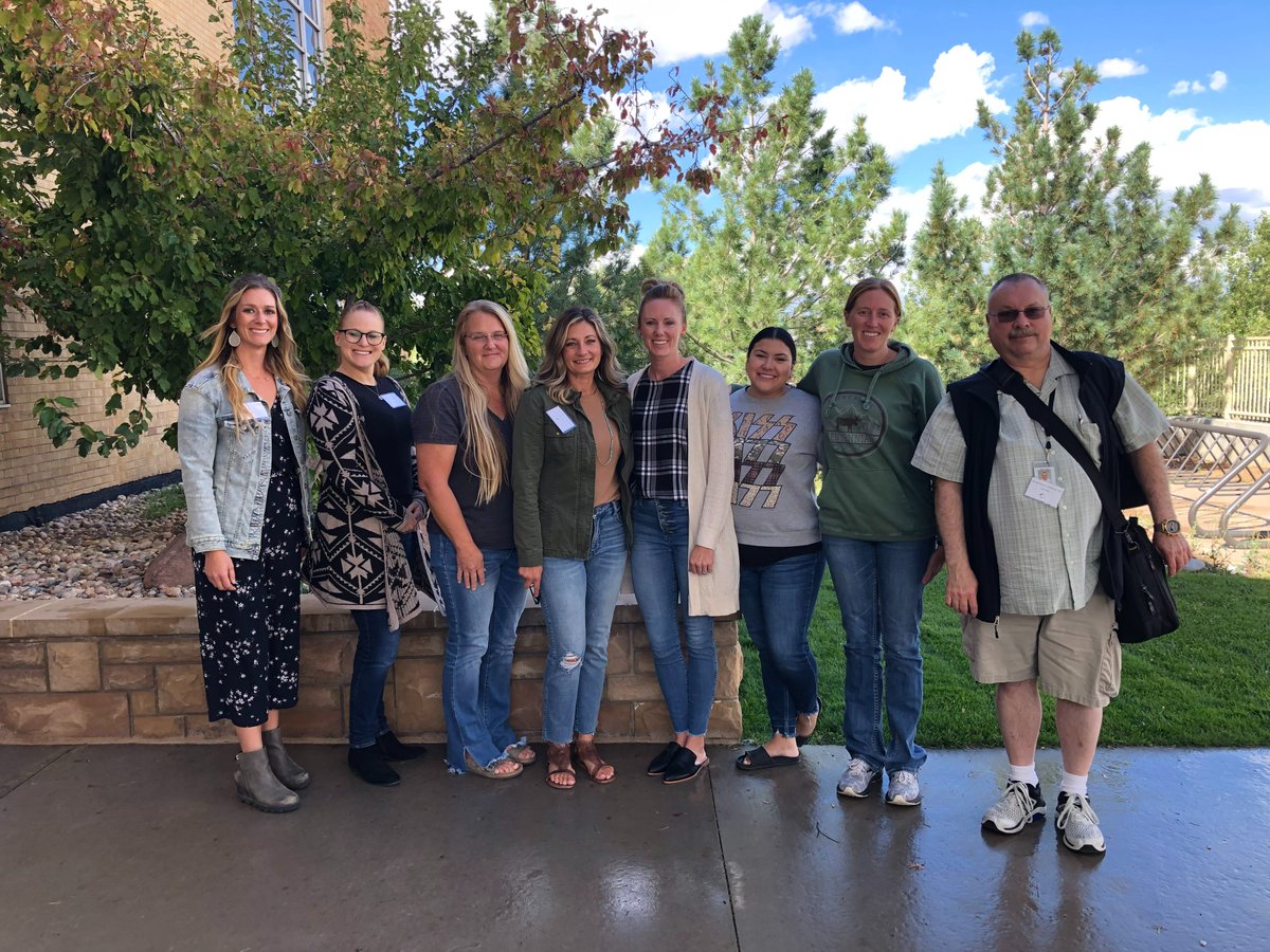 GocoIfs's tweet photo. Goshen County literacy teachers spend their Saturday at the UW Fall Literacy Conference on "The Science of Reading" in Laramie #gogoco #pd #teachersoftwitter #literacy #teaching https://t.co/npflBuFTAX