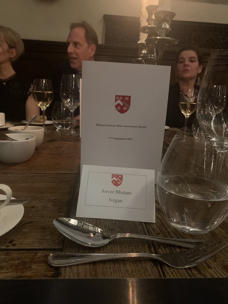 Very lovely to celebrate the 50th anniversary of Human Sciences at Oxford (<a href="/Oxford_HumSci/">Oxford HumanSciences</a>) the only course that spans all four academic divisions at Oxford. Great speech at dinner by <a href="/DavidGellner/">David Gellner</a> and the Chancellor to round out the evening!