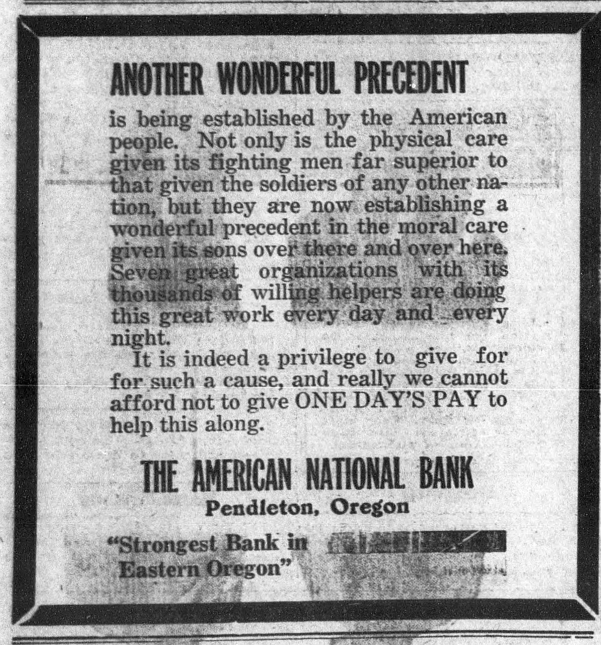 Ads From The Past On Twitter East Oregonian November 12 1918 Https ads-from-the-past-on-twitter-east-oregonian-november-12-1918-https