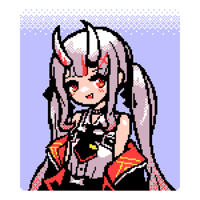 #百鬼絵巻 #ドット絵 