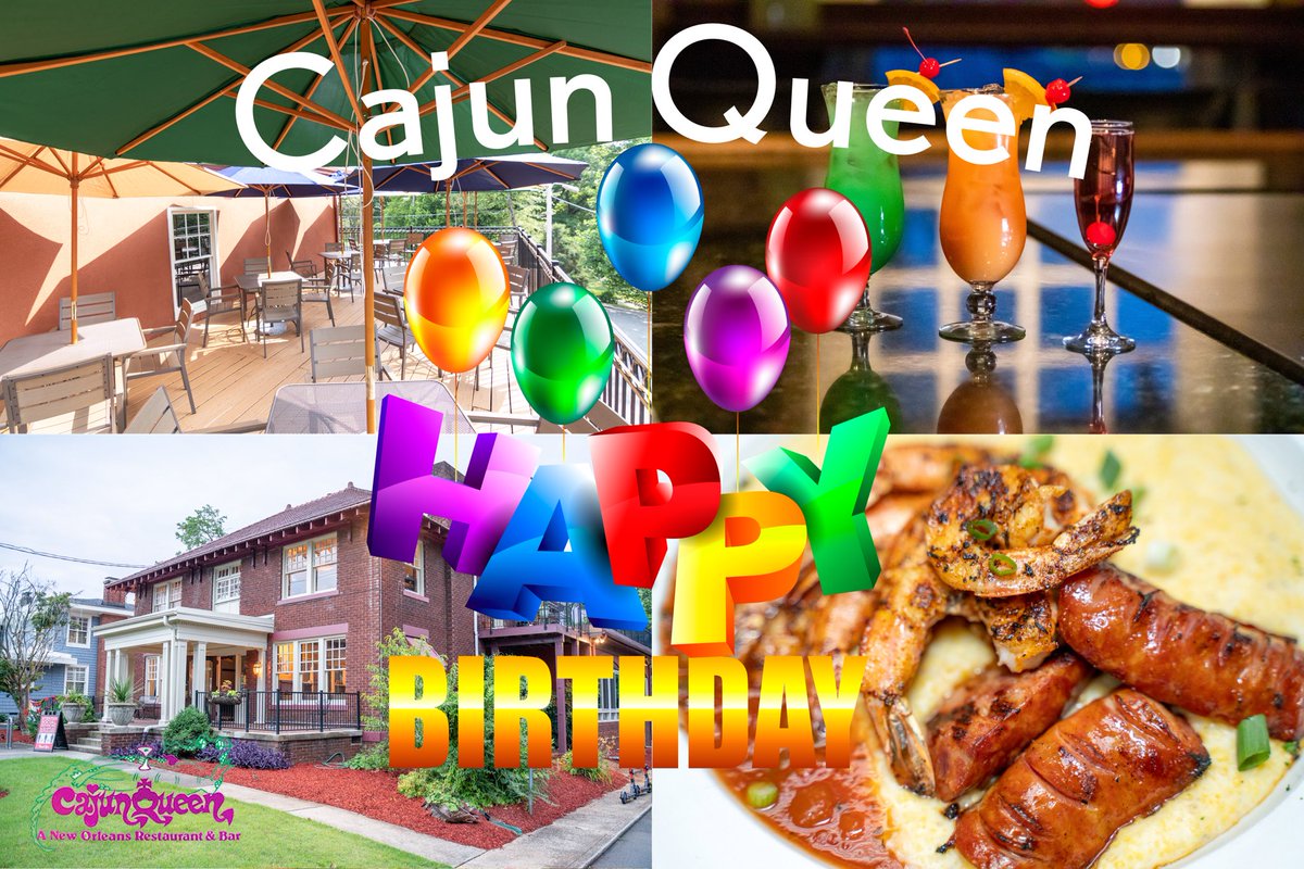 CQClt's tweet photo. Happy Birthday to us! 37 years and counting for our small business. Come try us out today! On 7th St one mile away from center city Charlotte. #cajunqueen https://t.co/aYO0TvAFsU