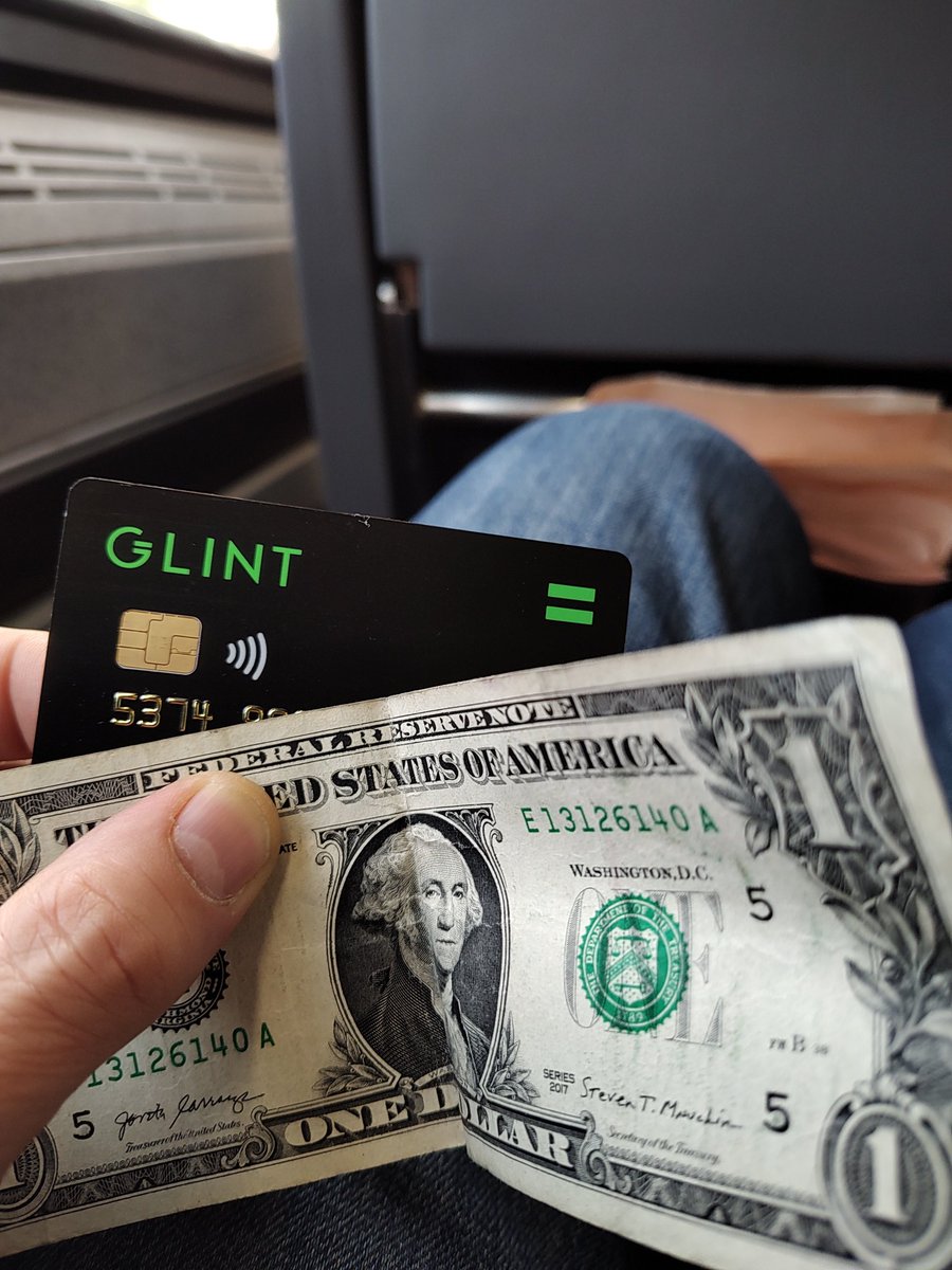 Really odd how they still use #cash a lot in the USA. Especially as they have some really cool #challengerbanks operating here. Like @Glintpay