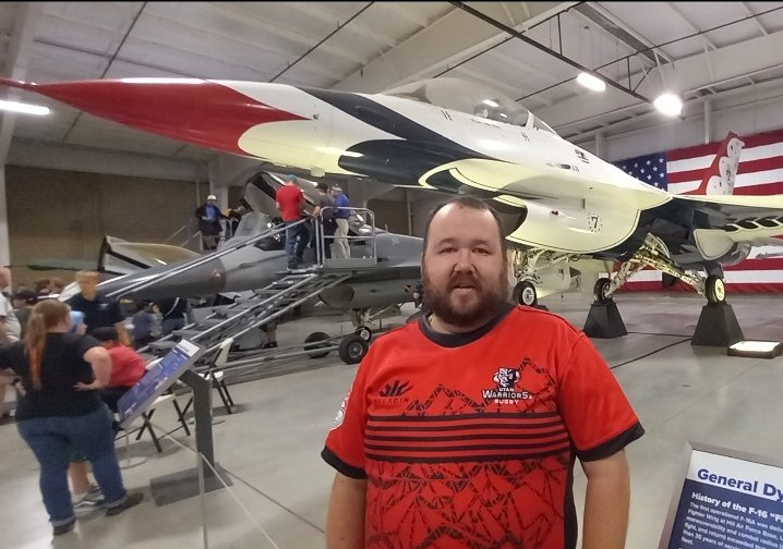 BrandonAHinds's tweet image. At Hill Airforce Base and had to get a photo in front of the F-16 Thunderbird! #ForTheNation #WarriorNation #AlwaysRepresent