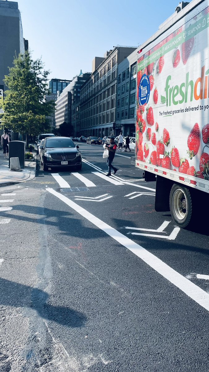 New bike lane on schermerhorn is so great 🥴
