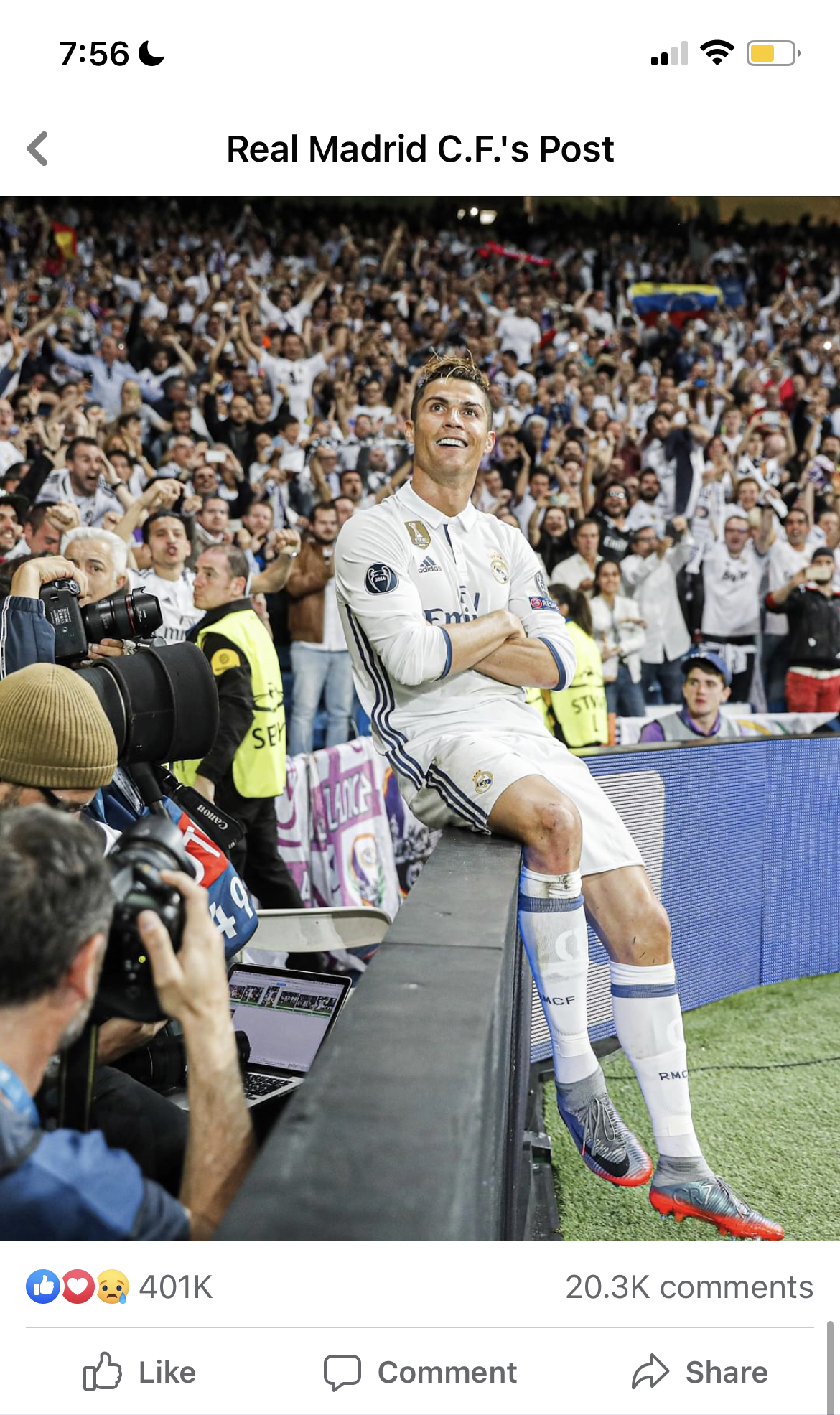 The CR7 Timeline. on Twitter "Real Madrid on Facebook. ️ https//t.co