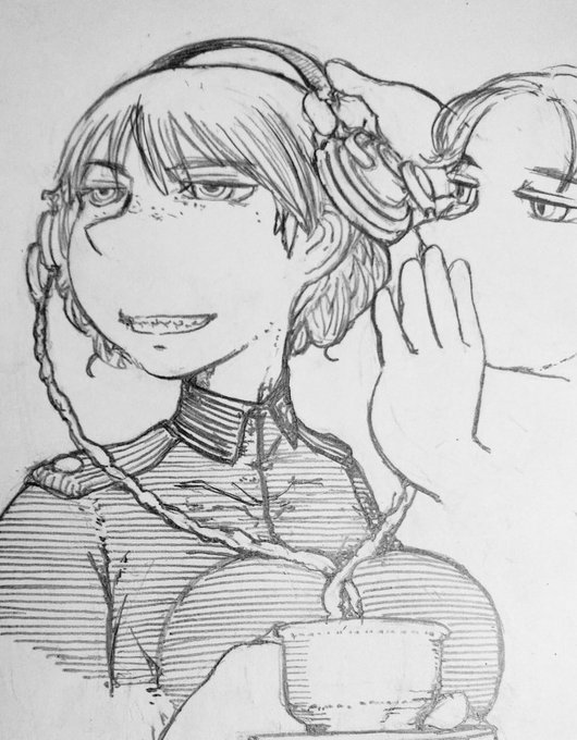 【ダー様、ちょっとお耳を拝借ごにょごにょ】

【・・・どいつもこいつもふざけやがって・・・】
という顔のダージリン 