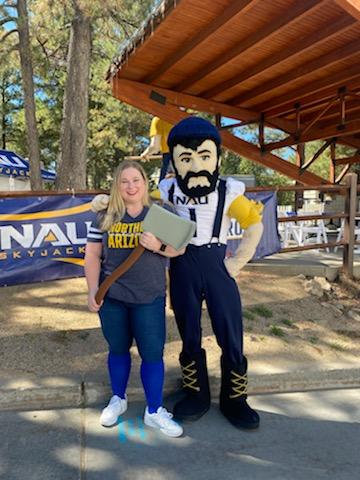 TaraBautistaPHD's tweet photo. Fun day with my @NAU friends and family! Good game! @Eric_Cerino_ @NAUPresident @aenordstrand https://t.co/ni7XtxgzJg