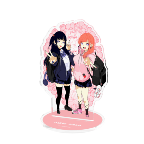 ・・・アクリルフィギャーにするならさすがに足は描き足すか。(最初からつま先まで描いてない 