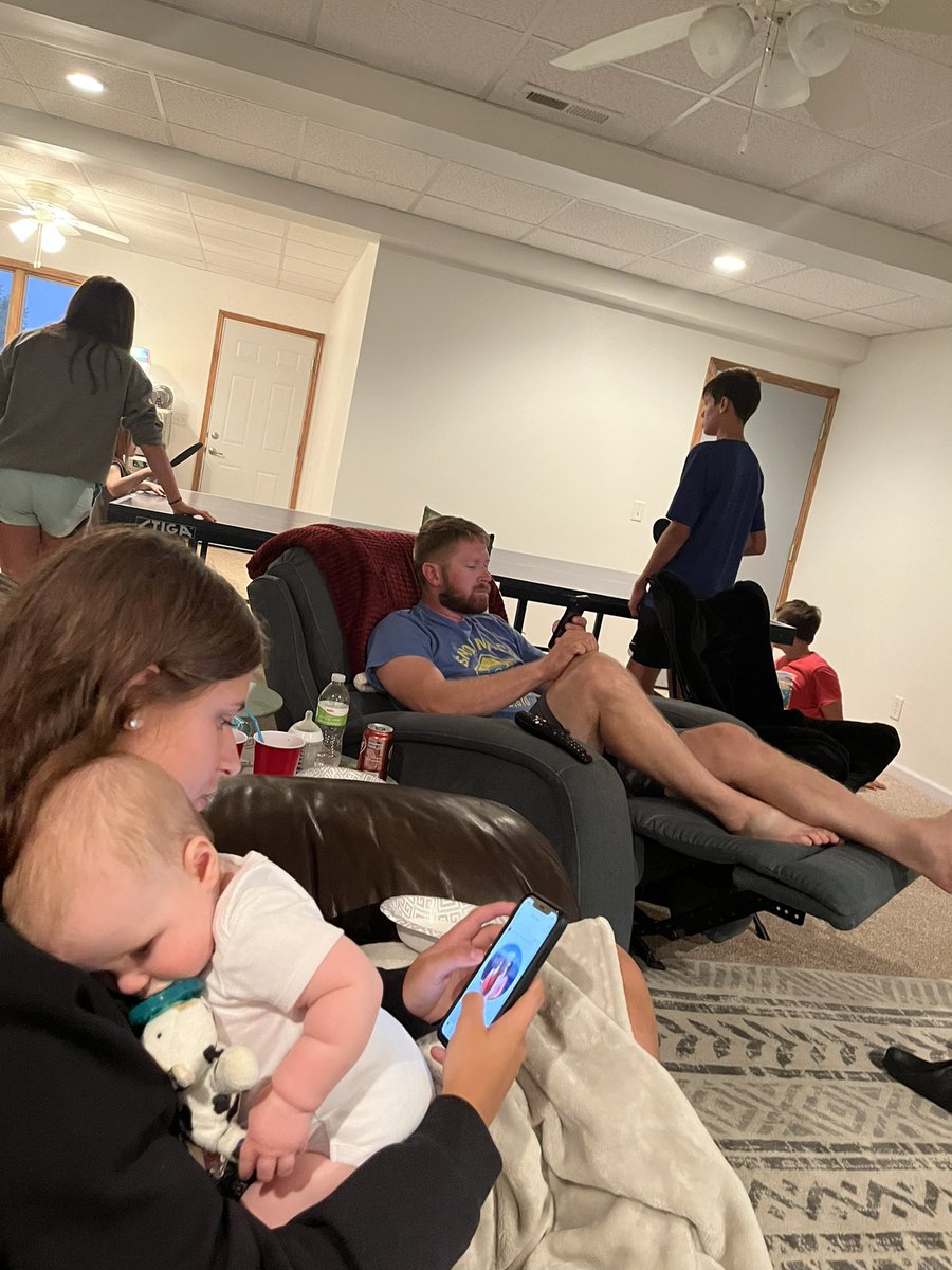 Team bonding night- pizza, popcorn, slushies and McFarland. Coach Killpack came through with the slushie and popcorn machines. We found out that no one has a future career in ping pong, but we had fun!