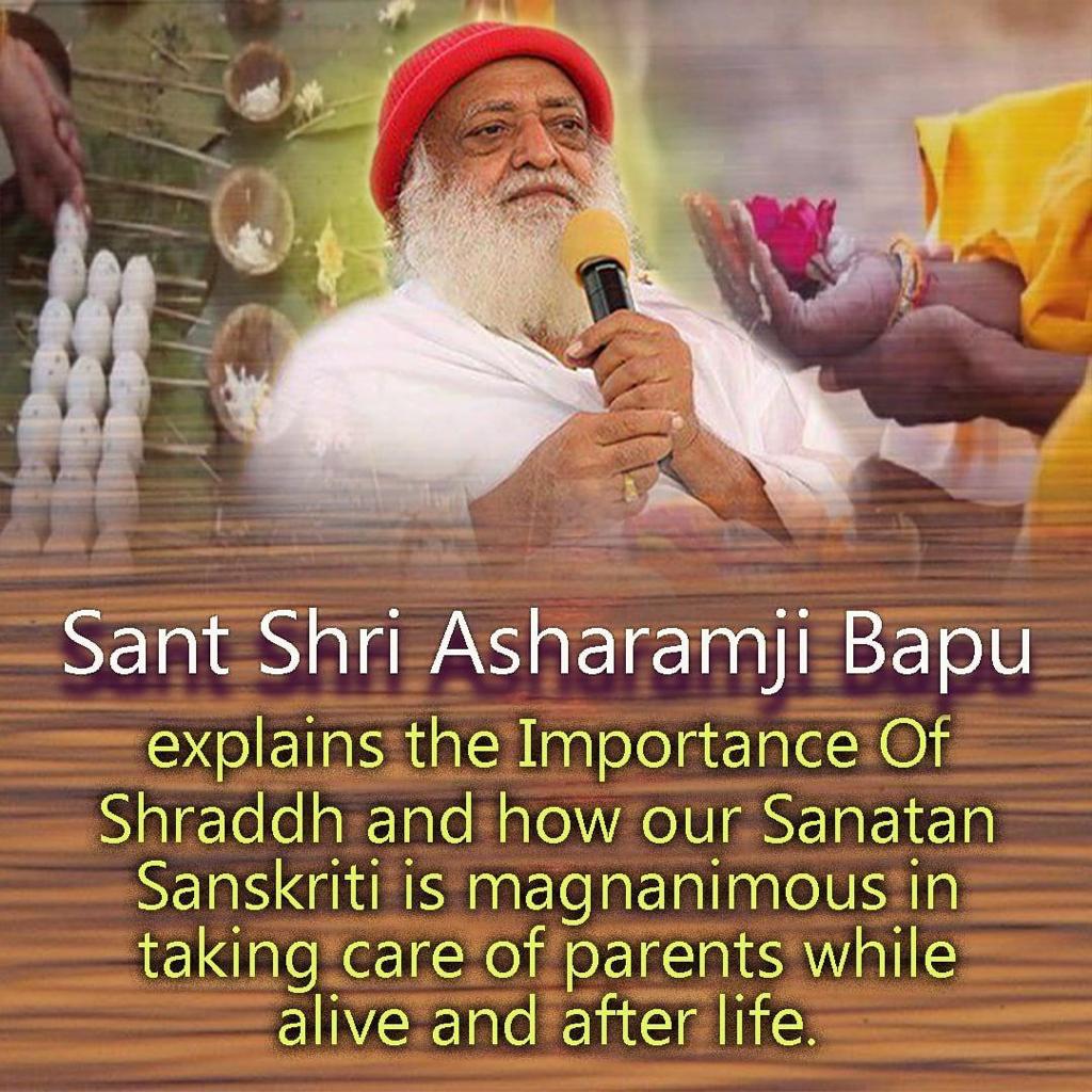 S____C____A's tweet photo. @NamanParwani1 Pitru Paksh
पूर्वजों के निमित्त
श्रद्धा से दिए गए पिंडदान से पितरों को भोजन प्राप्त होता है। ये है 
Shraddh Mahima.
- Sant Shri Asharamji Bapu
#क्यों_करना_चाहिए_श्राद्ध https://t.co/pvAWGEC4QR