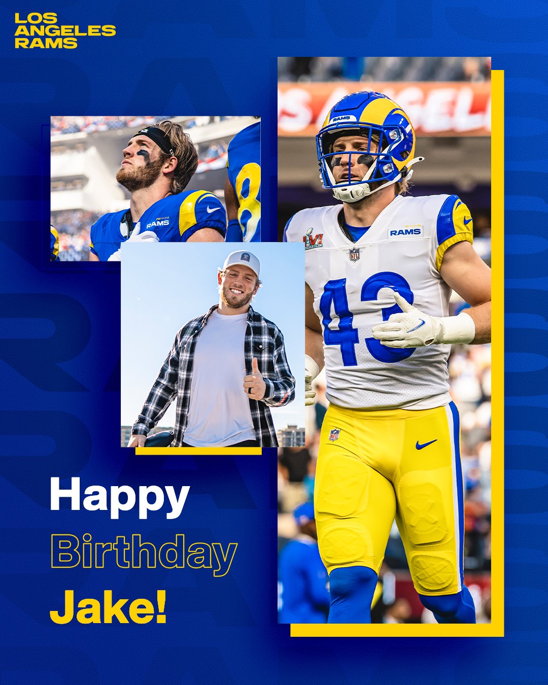 Los Angeles Rams on Twitter "Gameday 🤝 Birthday Enjoy the day