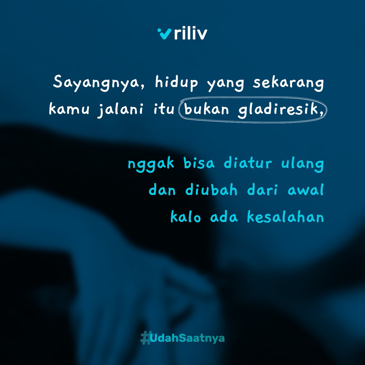 riliv_app's tweet photo. Belajar dari kesalahannya, move on, nggak perlu berlarut-larut menyalahkan diri sendiri https://t.co/mbugfPuy5p