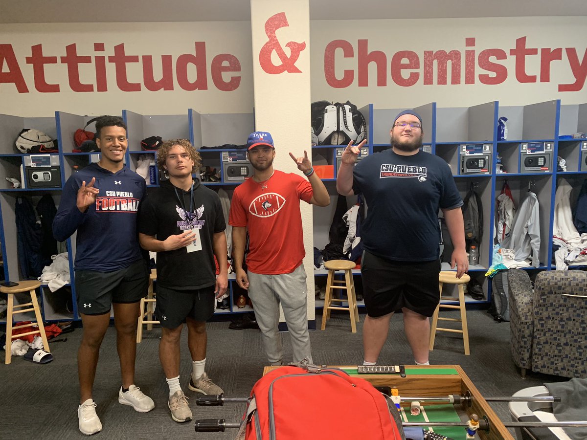 Had a great gameday visit down at <a href="/CSUPFootball/">CSU Pueblo Football</a>, can’t wait to come back down! <a href="/SixZeroAcademy/">Coach Matt McChesney</a> <a href="/WHO_CoachMJones/">Michael Jones</a> <a href="/coachwilks/">Daren Wilkinson || Cryptorecovery expert</a>