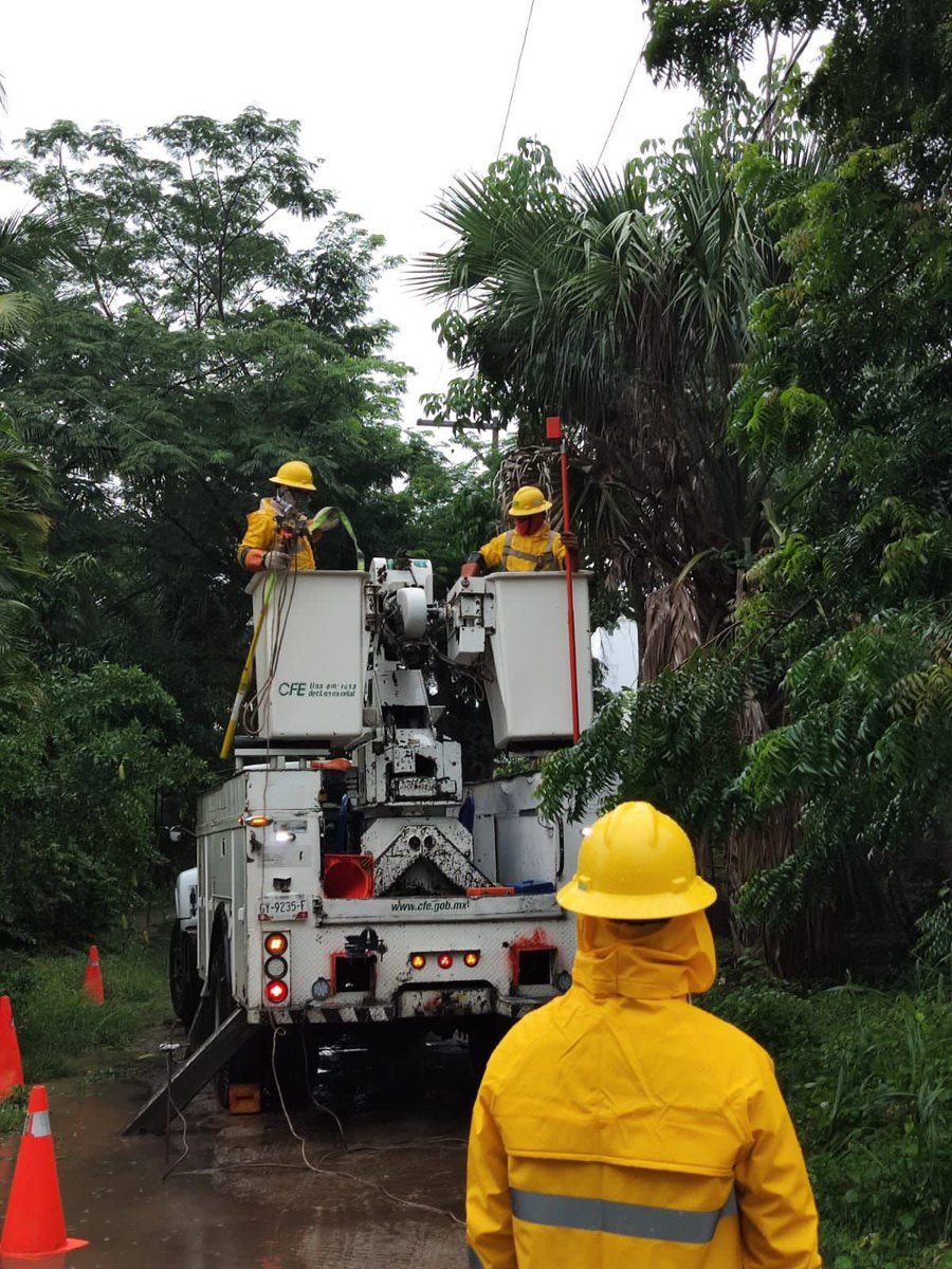 CFEmx's tweet photo. #CFEInforma | La CFE ha restablecido el suministro eléctrico al 99% de los usuarios afectados por el paso de la tormenta tropical Lester en Guerrero. https://t.co/fnebEGz4zW https://t.co/0PrWvaruZ7