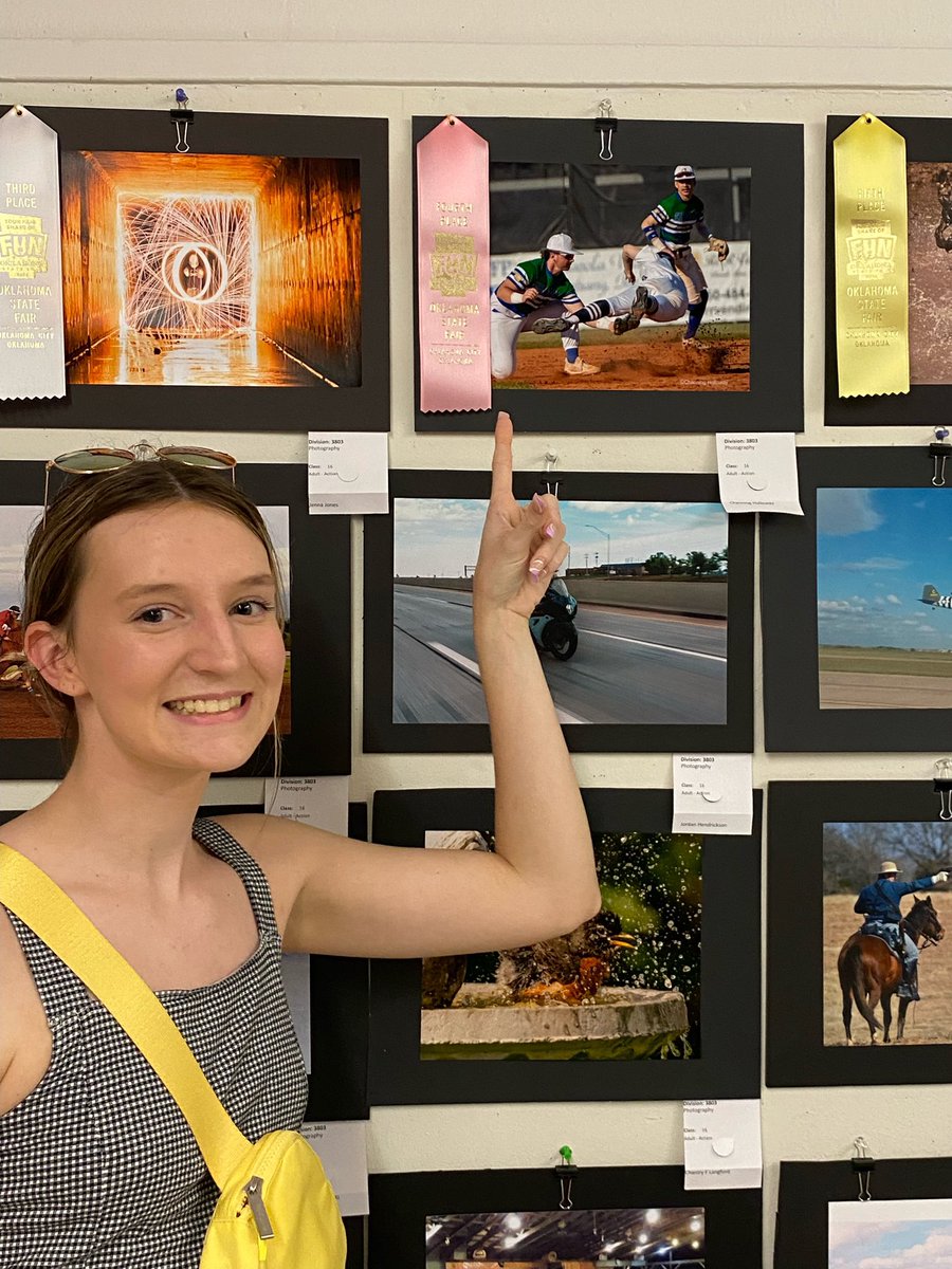 Happy to place fourth out of fifty in Adult Action and get a pink ribbon!