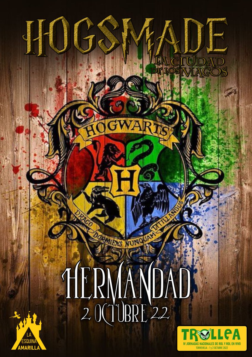 Seguimos presentando nuestras actividades para estas IV Trollea. 

Horario: Domingo 02/10, de 10:00 a 14:00 h

Organiza: <a href="/EsquinaAmarilla/">La Esquina Amarilla</a> 

Pre-Inscripción: docs.google.com/forms/d/e/1FAI…